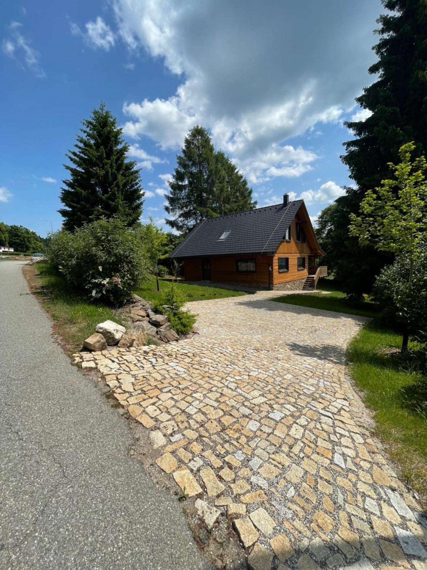 Moderni Sumavska Roubenka S Vyhledem Na Boubin Villa Vimperk Eksteriør billede